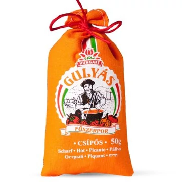 Gulyás fűszerpor vászonzsákban erős 50g 