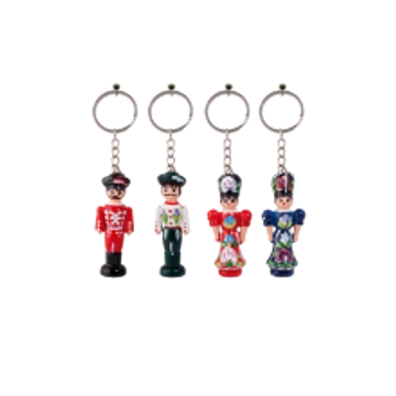 Kulcstartó fiú, piros(1 db)