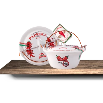Kerámia bogrács 1x50g édes fűszerpaprika őrleménnyel