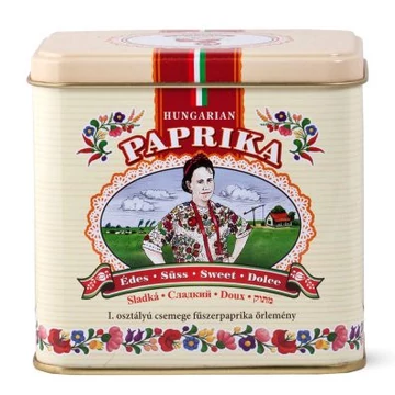 I. osztályú fűszerpaprika őrlemény fémdobozban édes 100g