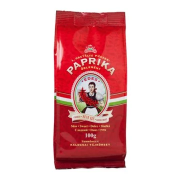 Füst ízű paprika őrlemény édes 100g papírtasakban