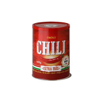 Őrölt chili paprika extra erős 400g dobozban
