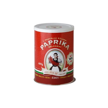 I. osztályú fűszerpaprika őrlemény édes füst ízű 400 g dobozban