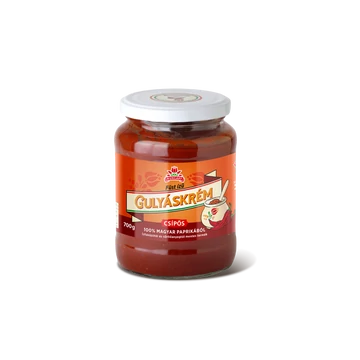 Füst ízű gulyáskrém csípős 700 g üveges
