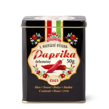 Fűszerpaprika őrlemény fém díszdobozban 50g édes (fekete)