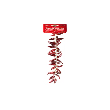 Csomagolt paprikafűzér 100 g (3 fajta paprikából: ceruza, hatvani, cseresznye)