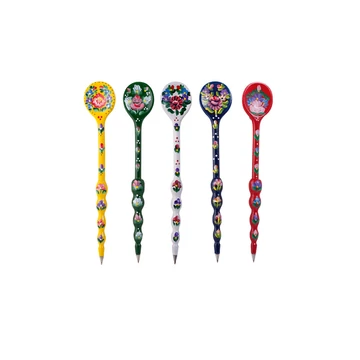 Mágneses fakanál, fehér (1db)