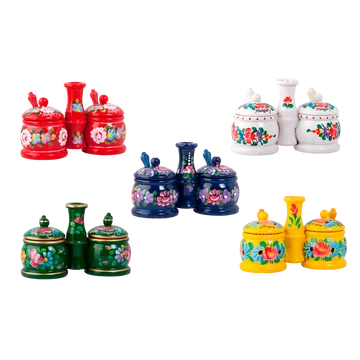 Festett 2-es sótartó fa, sárga (1 db)