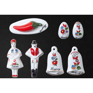 Porcelán hűtőmágnes, tojás (1db)