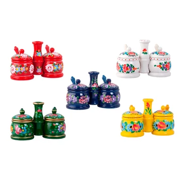 Festett 2-es sótartó, kék (1 db)