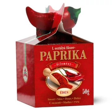 Paprikás piros díszdoboz 1x50g édes fűszerpaprika őrlemény