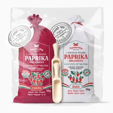 Fűszerpaprika őrlemény vászonzsákban 2x50g édes-csípős