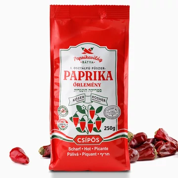 Fűszerpaprika őrlemény papírtasakban 250g csípős
