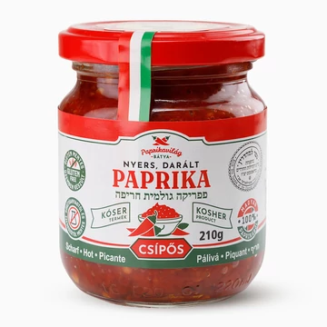 Csípős Huszár erős paprikakrém 210g, Kosher