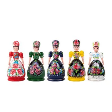 Dobozos baba tolltartó, fehér (1 db)