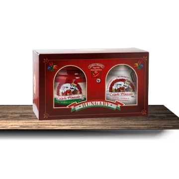 Paprikakrém tartó+1x210 g csípős paprikakrém