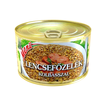 Lencsefőzelék kolbásszal, 400g (Menü)