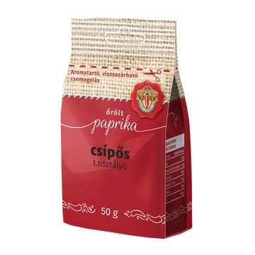 Szegedi I. osztály őrölt paprika csípős 50g