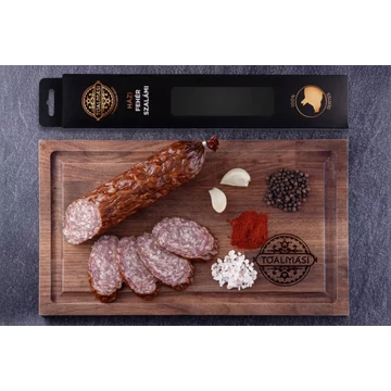 Tóalmási CSEMEGE Paprika nélküli kézműves szalámi díszdobozban (430g)