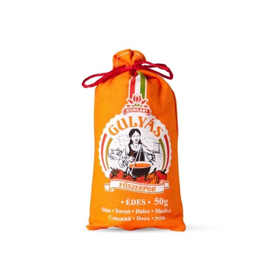 Gulyás fűszerpor vászonzsákban édes 50g 
