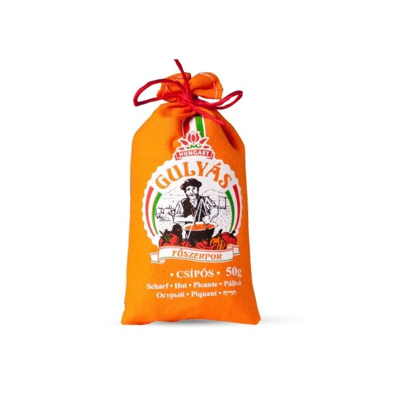 Gulyás fűszerpor vászonzsákban erős 50g 