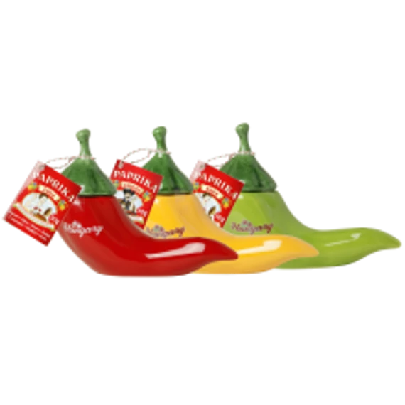 Mázas kerámia sárga + 1x50g édes fűszerpaprika őrlemény