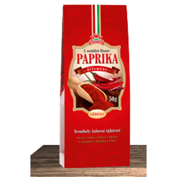 Fűszerpaprika őrlemény papírdobozban édes 1X50g