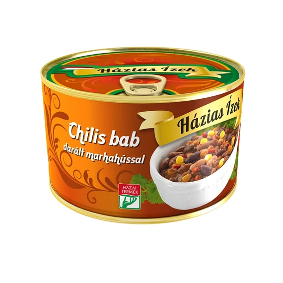 Chilis bab darált marhahússal 400g
