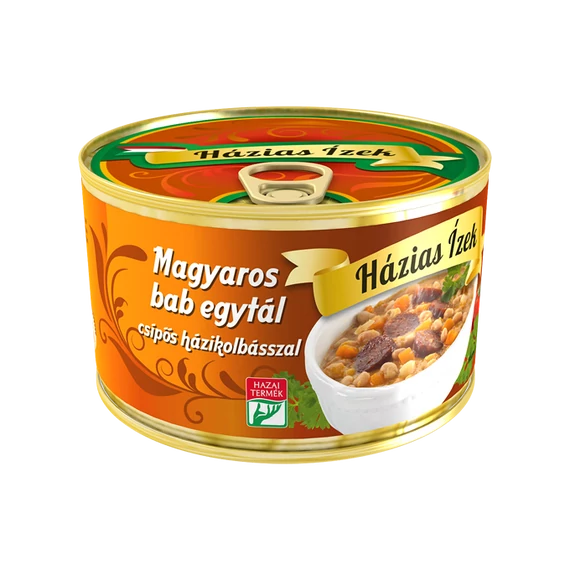 Magyaros bab egytál csípős kolbásszal 400g