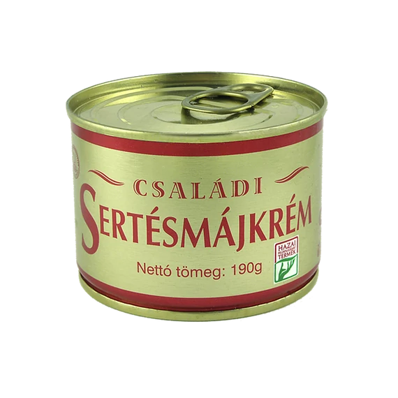 Családi sertésmájkrém 190g