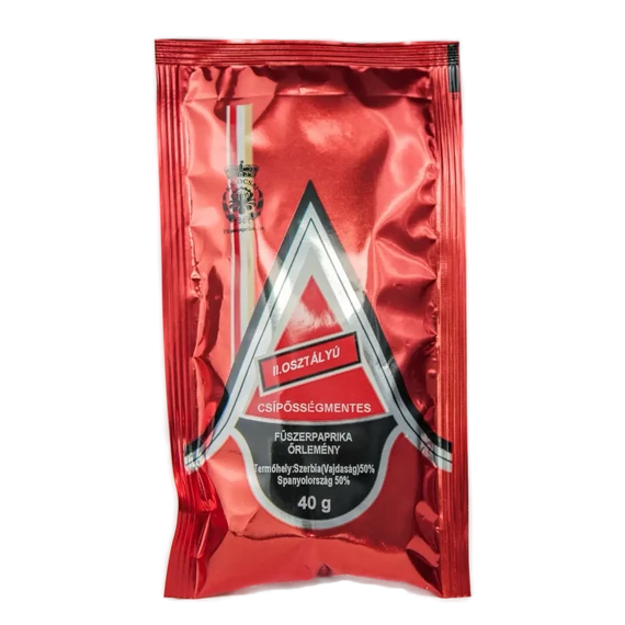 Kalocsai II. osztályú  fűszerpaprika, csípősség mentes 40g