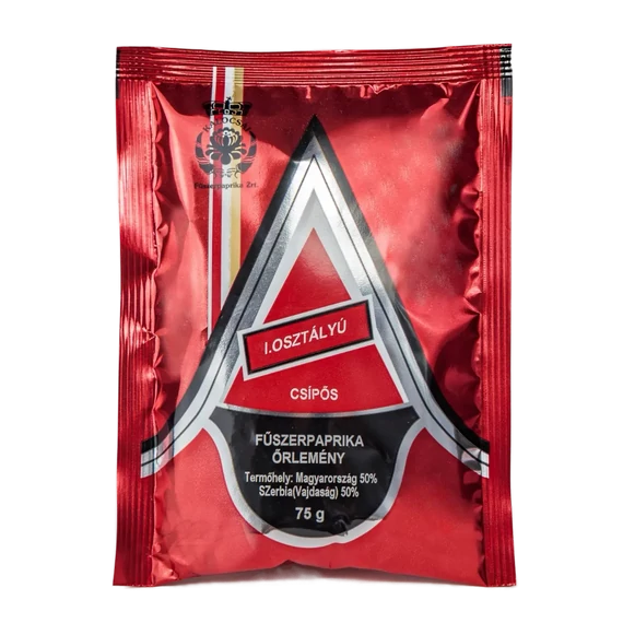 Kalocsai I. osztályú fűszerpaprika őrlemény csípős 75g