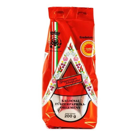 Kalocsai Fűszerpaprika őrlemény hagyományos, feldolgozású, édes, (Eredetvédett) 200g