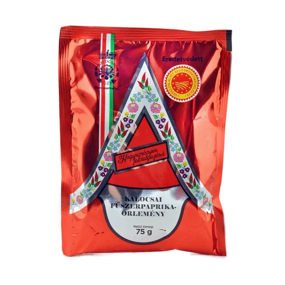 Kalocsai Fűszerpaprika őrlemény hagyományos feldolgozású, édes, (Eredetvédett) 75g