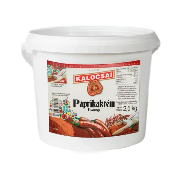 Kalocsai Csemege Paprikakrém 2500g