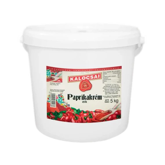 Kalocsai erős Paprikakrém 5000g