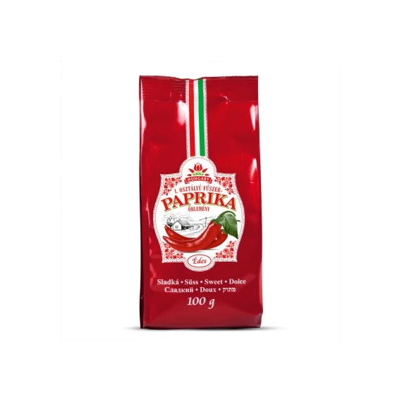 I. osztályú fűszerpaprika őrlemény édes 100g BOPP tasakban