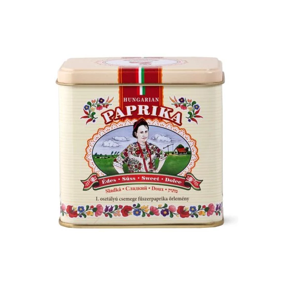 I. osztályú fűszerpaprika őrlemény fémdobozban édes 100g