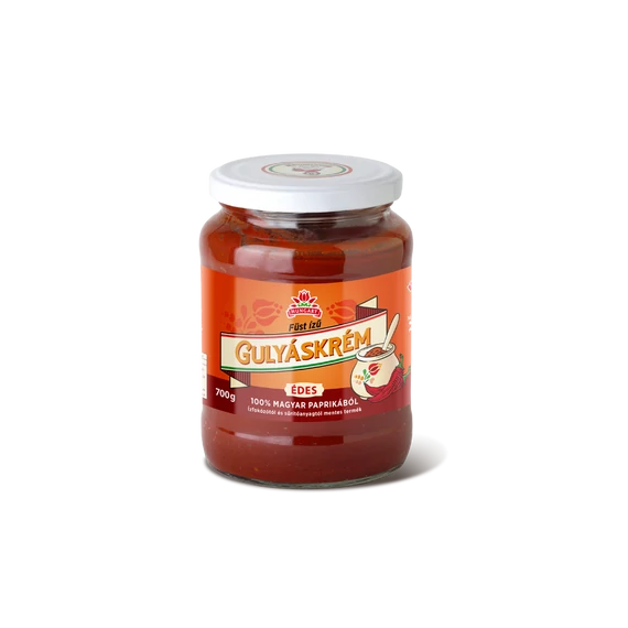 Füst ízű gulyáskrém édes 700 g üveges
