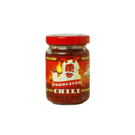 Pokoljáró extra erős chili paprikakrém 140g üveges