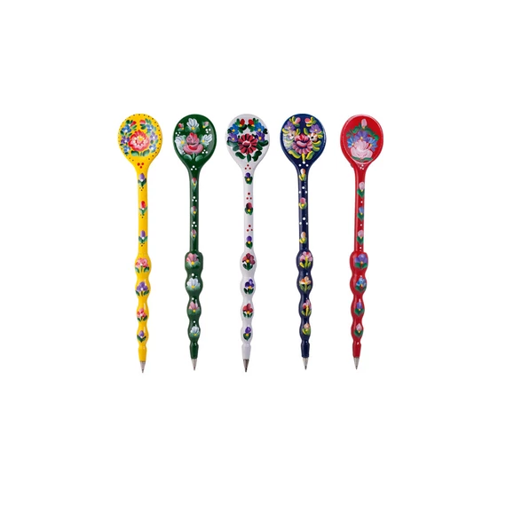 Mágneses fakanál, fehér (1db)