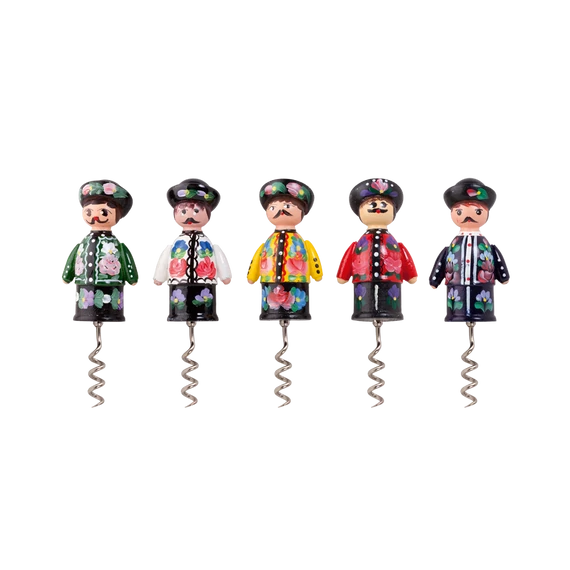 Dugóhúzó, sárga színű, 1 db