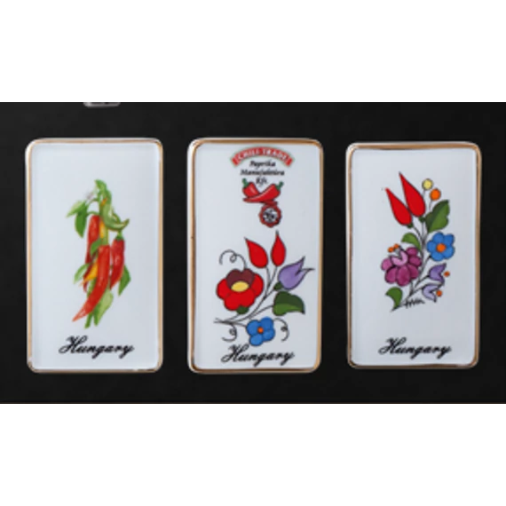 Porcelán hűtőmágnes, kép (1db)