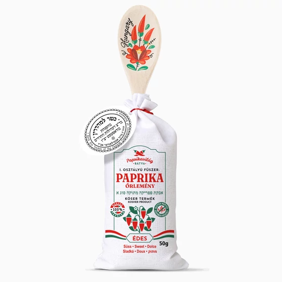 Fűszerpaprika őrlemény  fakanalas vászonzsákban 50g édes