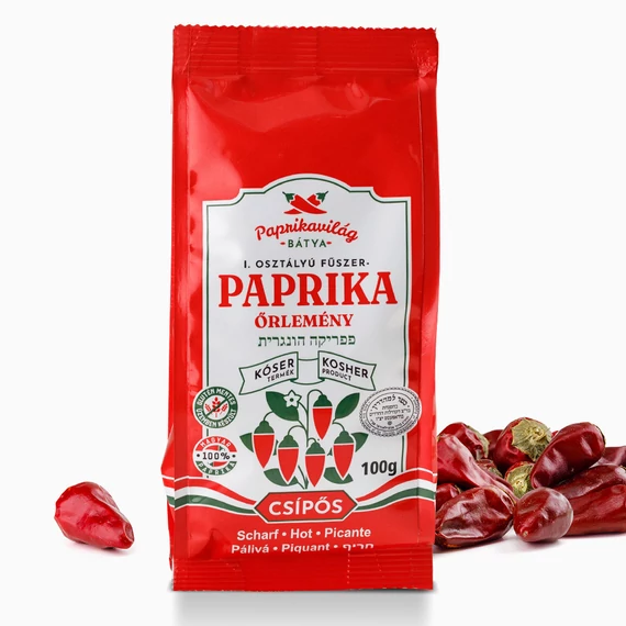 Fűszerpaprika őrlemény papírtasakban 100g csípős