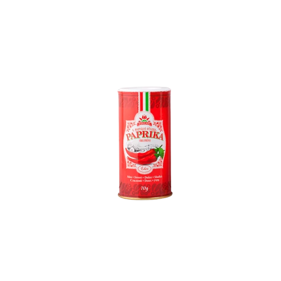 Fűszerpaprika őrlemény szórófejes díszdobozban 70g édes