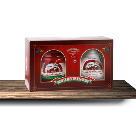 Paprikakrém tartó+1x210 g csípős paprikakrém