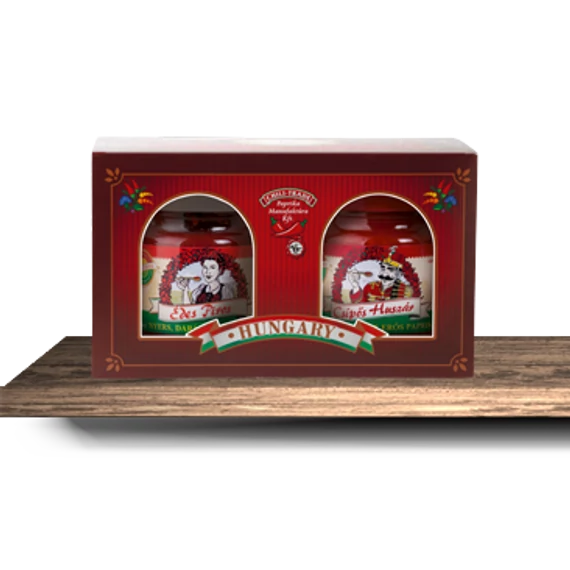 Paprikakrém 1x210g édes 1x210g csípős dobozban