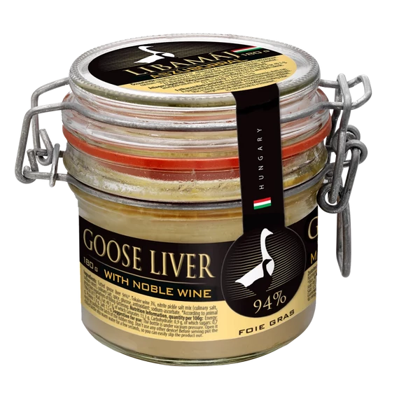 Libamáj Aszúborral, 180g (csatos üvegben)