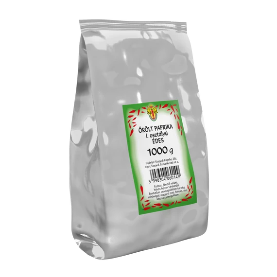 Szegedi I. osztály őrölt paprika édes 1000g